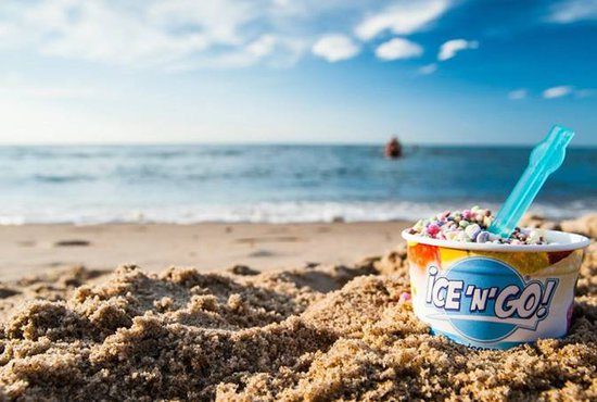 Сладолед с лайм и сода има само 90 калории